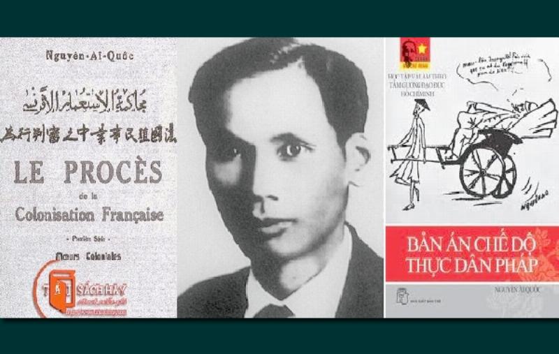 Hình ảnh Bác Hồ đang viết thơ ngắn trong một căn phòng giản dị, thể hiện sự tập trung và tâm hồn thi sĩ của Người.